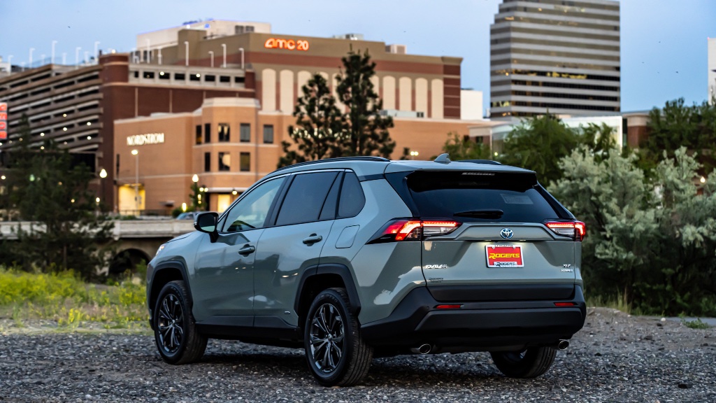 2023 Toyota RAV4 Hybrid XLE Premium AWD rental in Spokane, photo 3