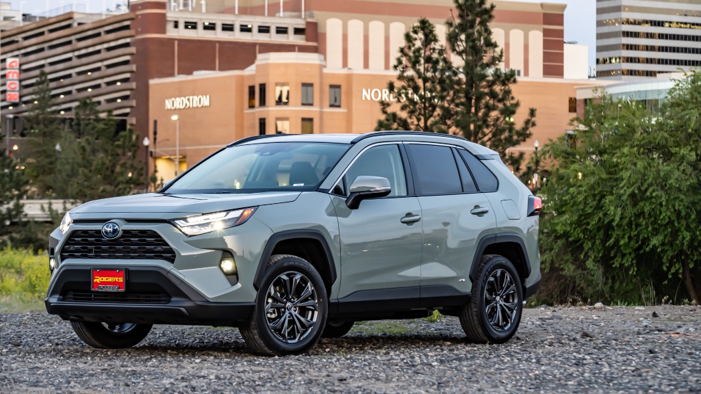 2023 Toyota RAV4 Hybrid XLE Premium AWD rental in Spokane, photo 4