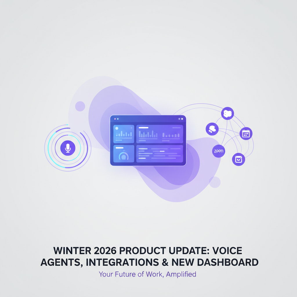 Winter 2026: Voice Agents, Zapier Integration & Dashboard V2