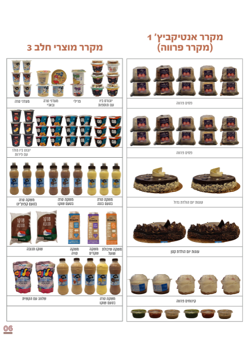 מקרר מוצרי חלב 3 ומקרר אנטיקביץ' 1