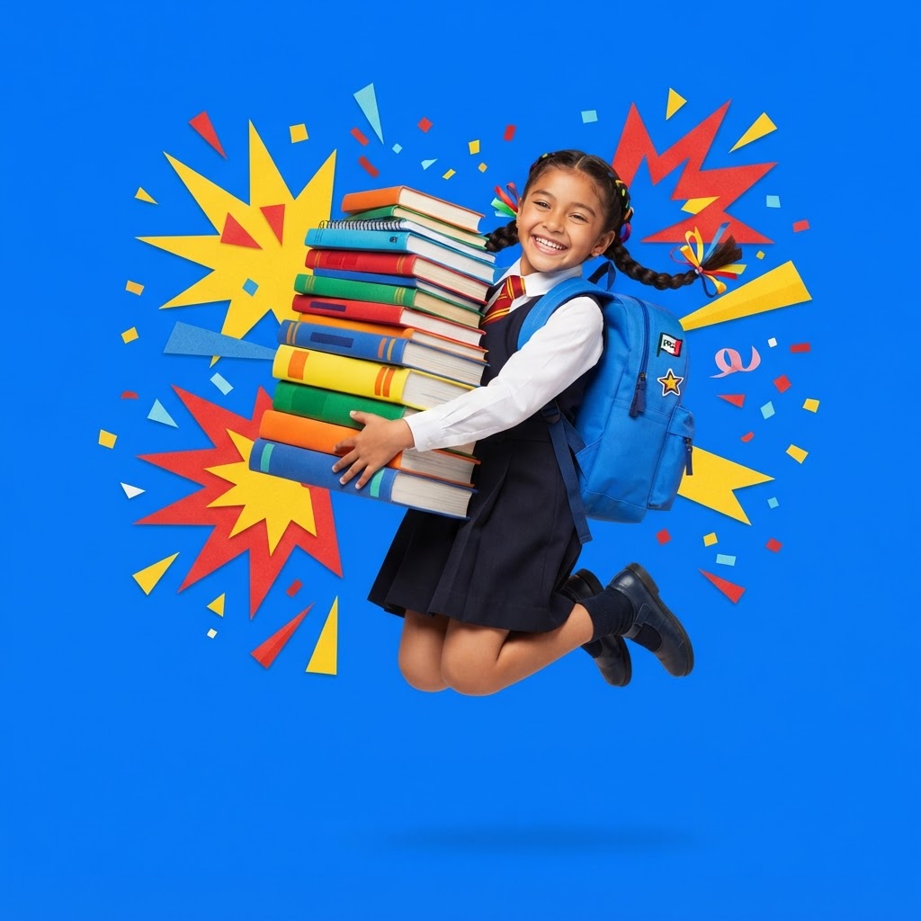 Regreso a clases — libros escolares