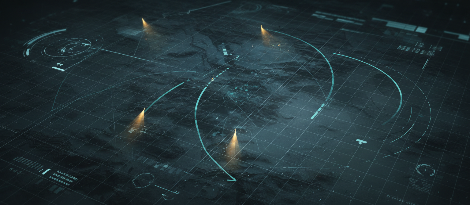 Electronic warfare simulation visualization