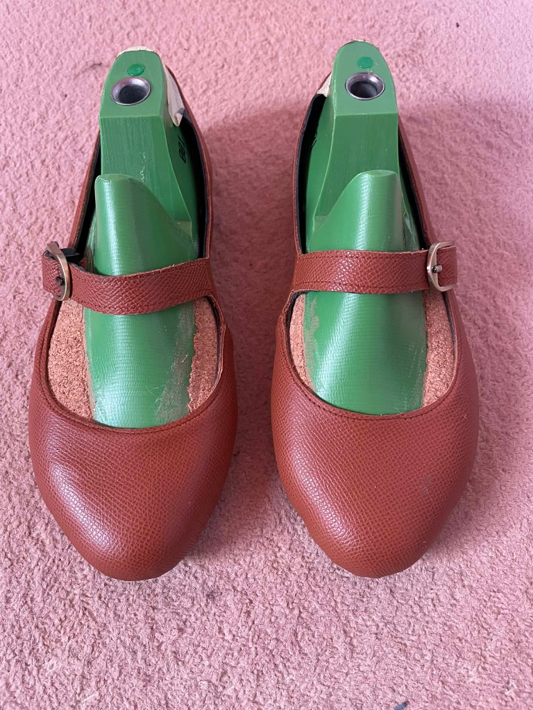 Brown Mary Jane shoes