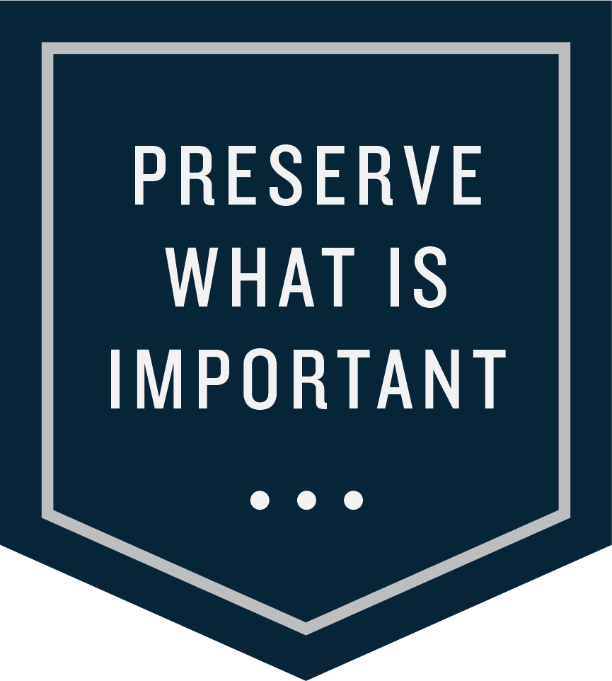 Preservation pillar