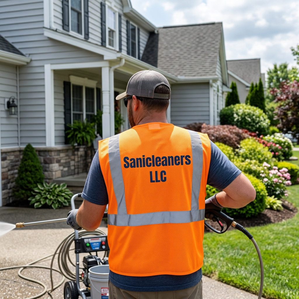 Professional pressure washing service