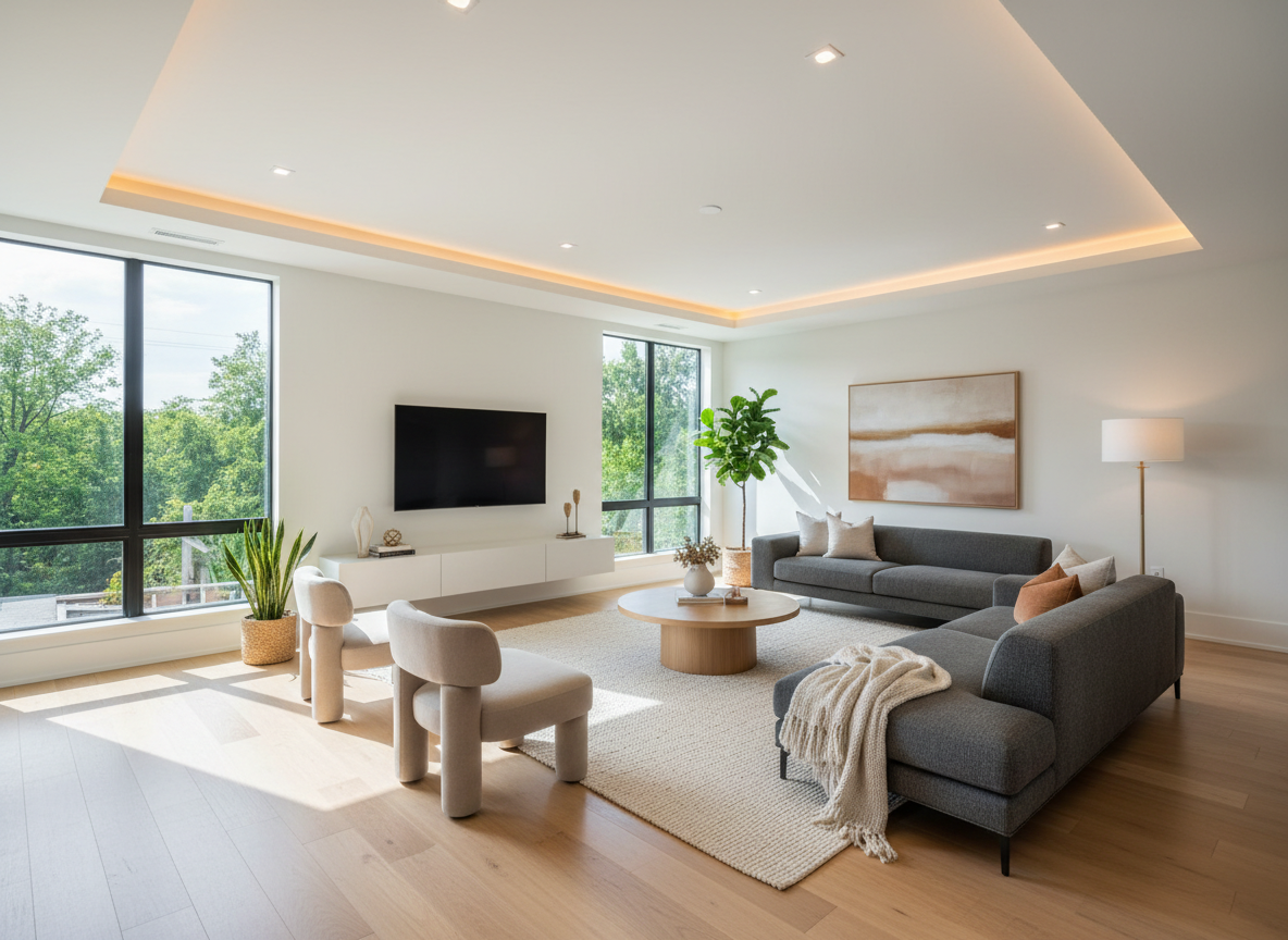 Beautiful modern home interior