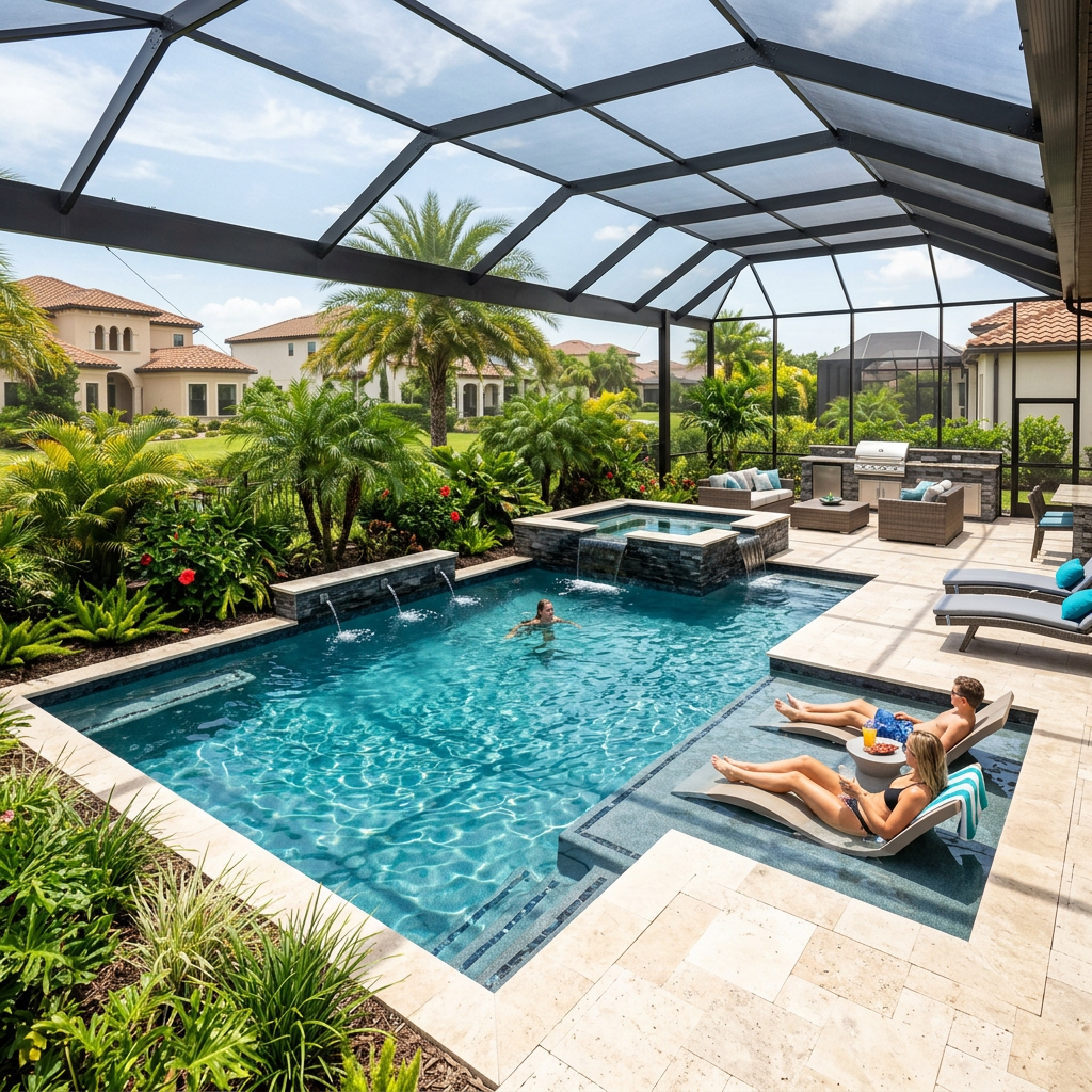 Custom pool builder Brandon FL