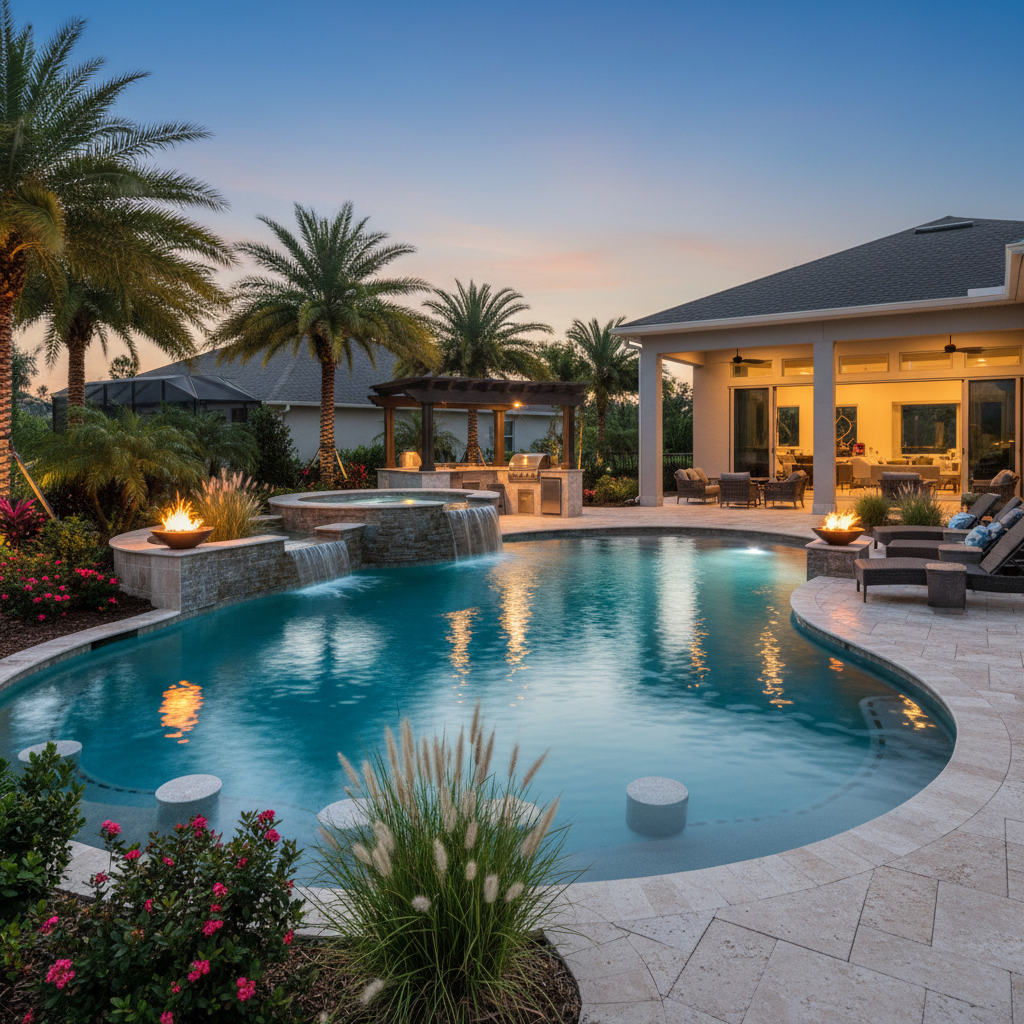 Pool Builder in Parrish, FL — South Shore Pools & Luxury Outdoors Apollo Beach FL