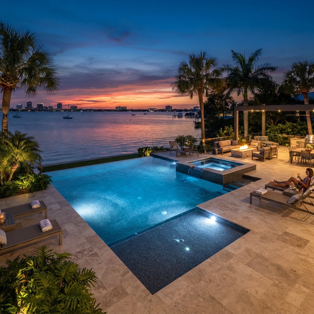 Luxury Pool Construction in the Tampa Bay Area
