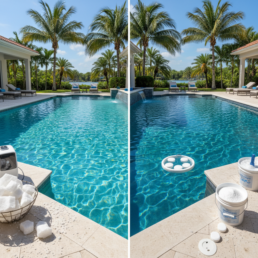 Saltwater Pool vs Chlorine: Complete Guide for Florida Homeowners — South Shore Pools & Luxury Outdoors Apollo Beach FL