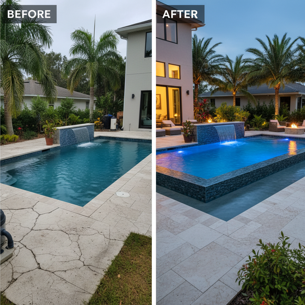 Pool Renovation in Ruskin, FL | Expert Remodeling Services — South Shore Pools & Luxury Outdoors Apollo Beach FL