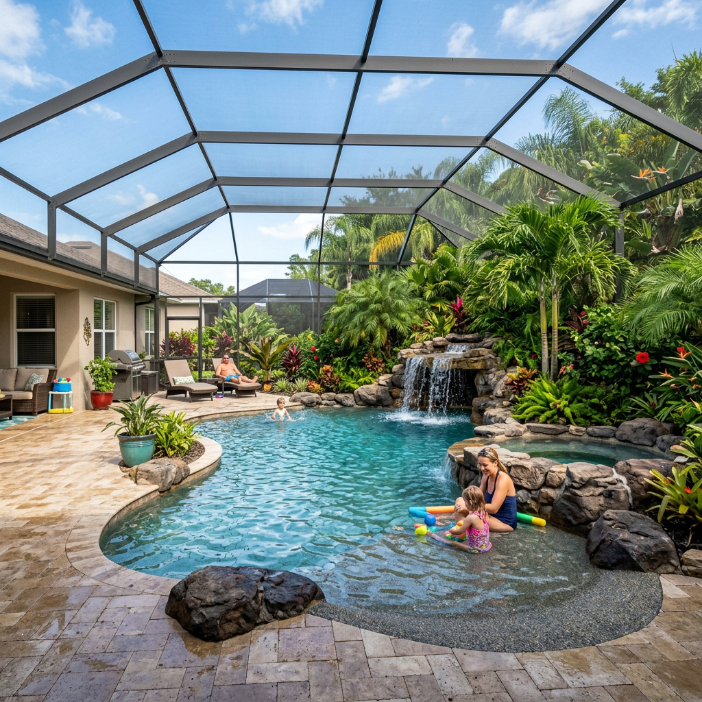 Custom pool builder Gibsonton FL