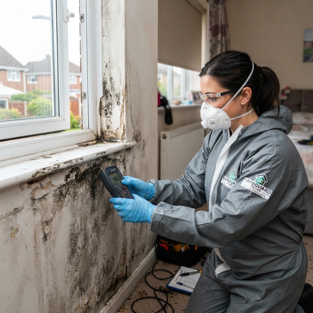 Mould remediation and specialist mould cleaning by SalusGuard Solutions in Reading, Berkshire