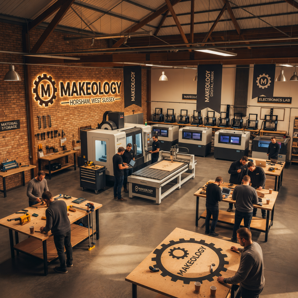Makeology workspace in Horsham, West Sussex