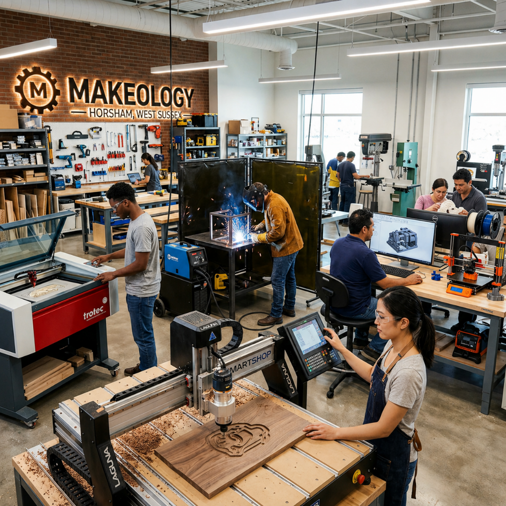 Concept visual of the makerspace planned for Horsham