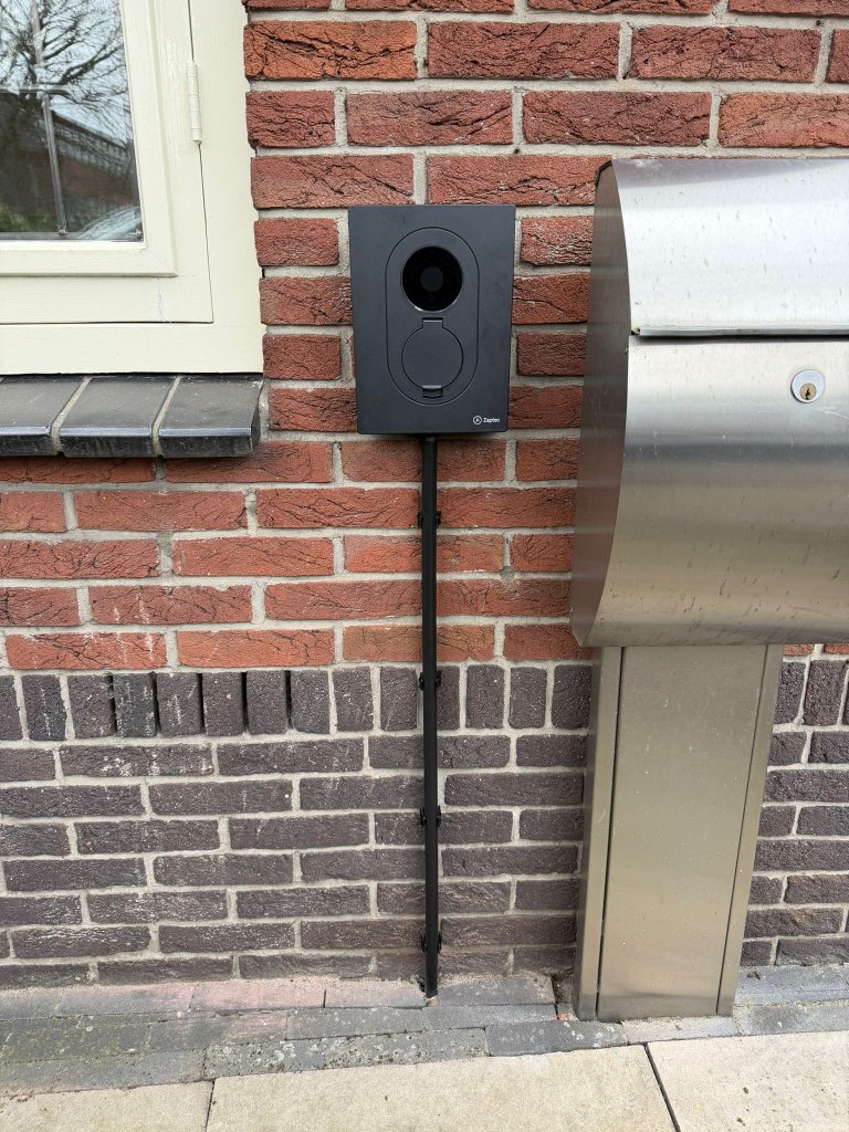 Zaptec laadpaal succesvol geïnstalleerd aan woning in Dordrecht