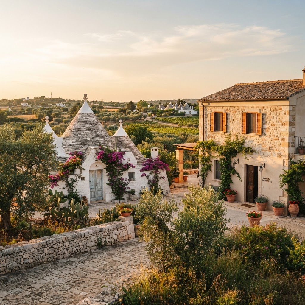 Trullo en Italiaans buitenhuis in Italië