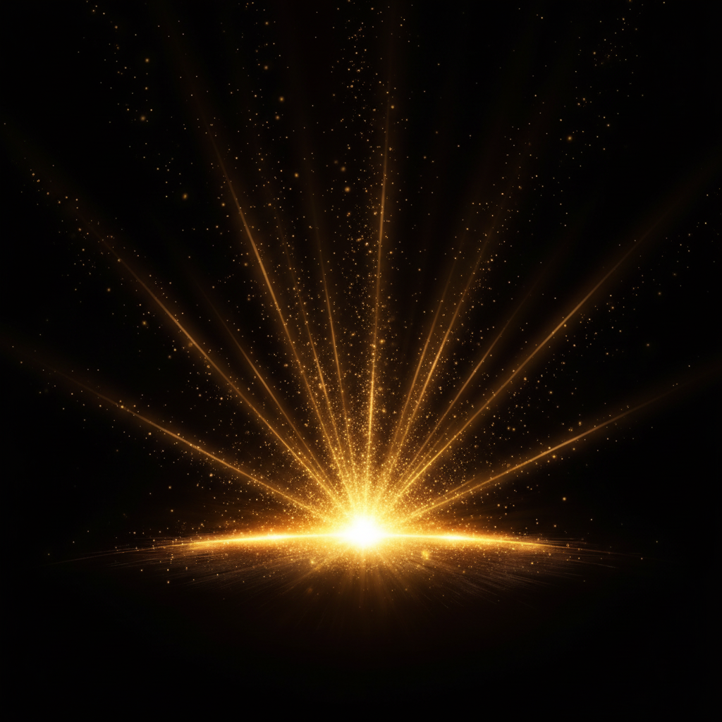 Golden light background