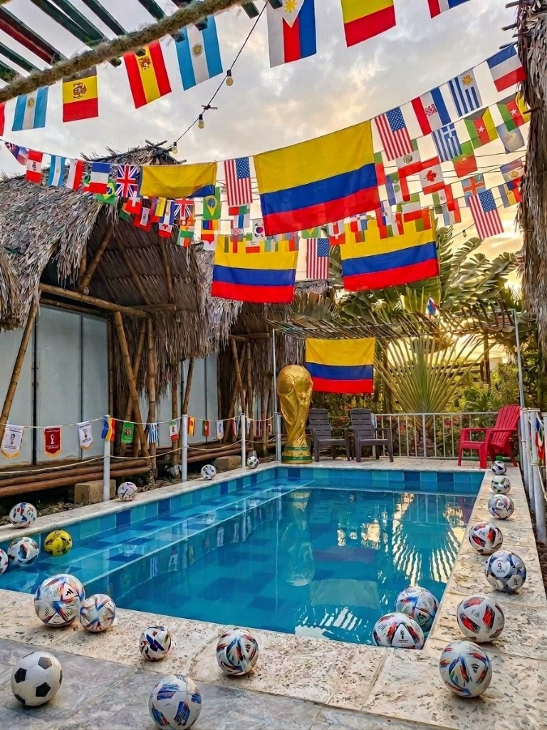 World Cup matchday at Cabana Beach Palomino