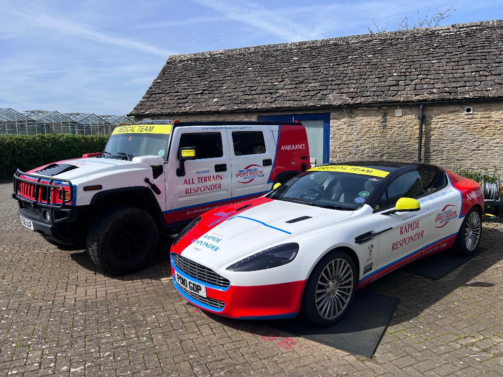 GWAS Ambulance Group vehicles — Rapide Responder and Hummer All Terrain Responder