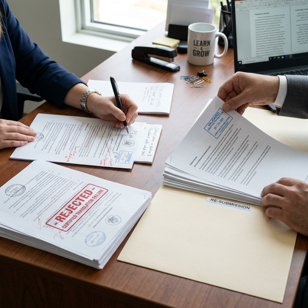 What to Do When Your Certified Translation Is Rejected