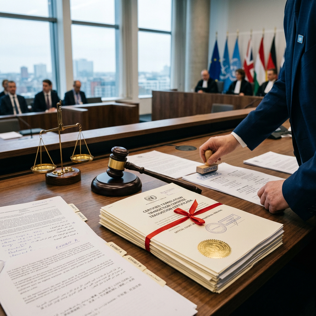 Certified Translation for Courts and Legal Proceedings