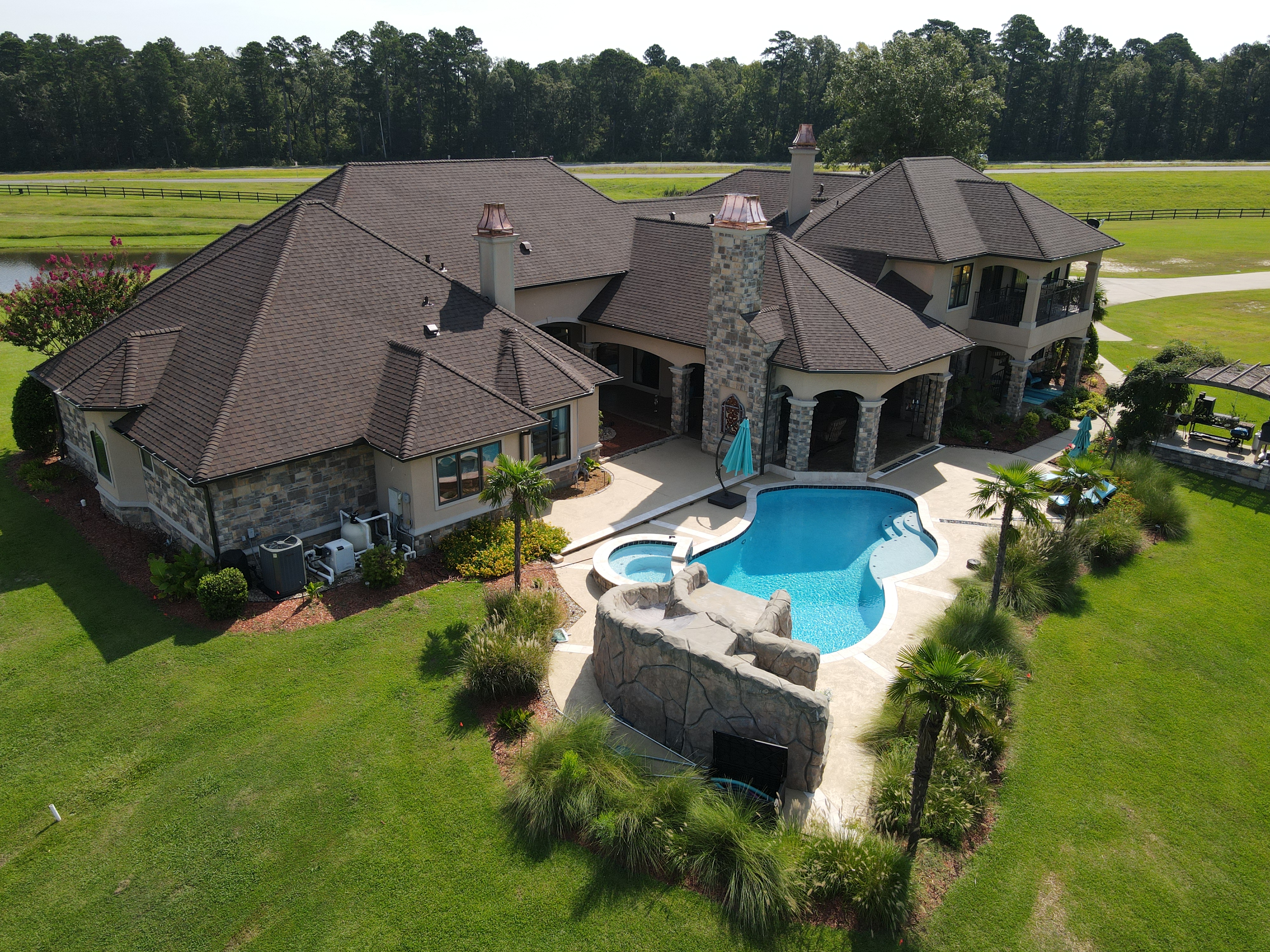 Completed residential home built by Smith Global in Louisiana