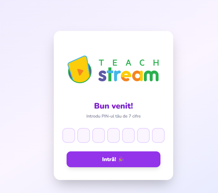TeachStream template preview