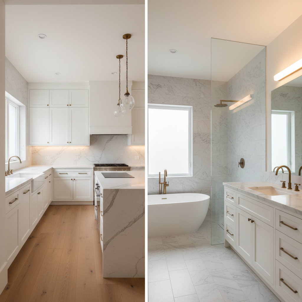 Bathroom and Kitchen Remodel Redmond WA Russo Builders