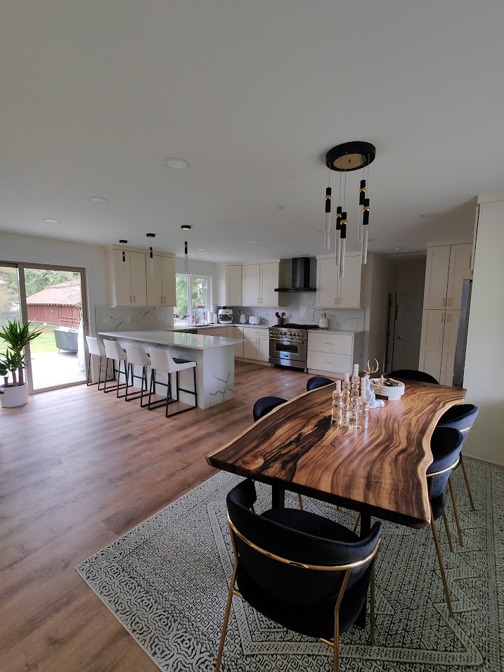 Open Concept Kitchen and Dining Room Renovation Sammamish WA