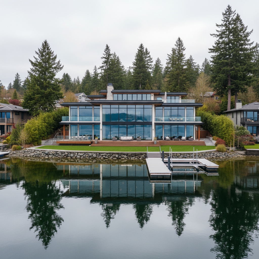 Kirkland Waterfront Estate - New home for sale by Russo Builders LLC