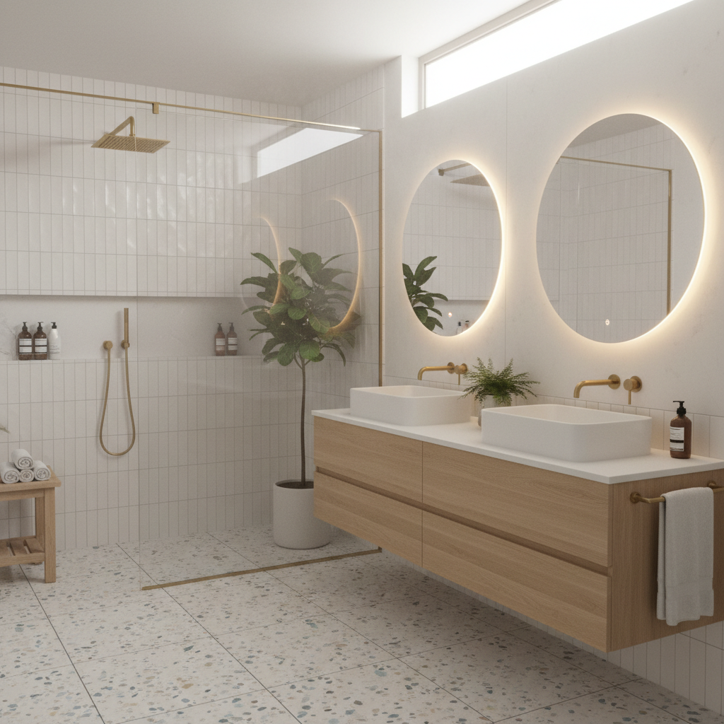 Modern Bathroom Renovation Bellevue WA Russo Builders