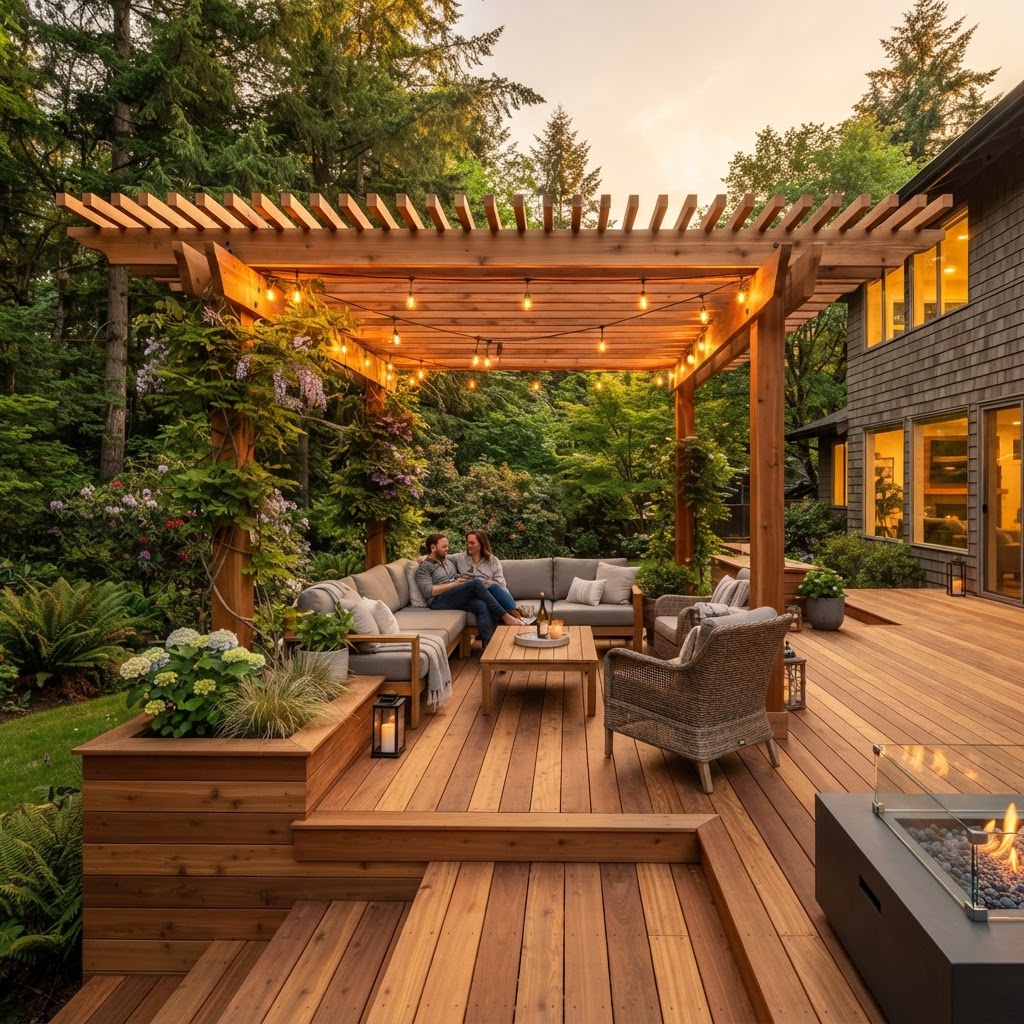 Cedar & Hardwood Decks
