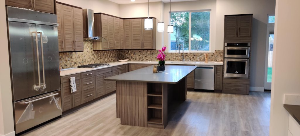 Custom Kitchen Cabinetry and Island Remodel Kirkland WA