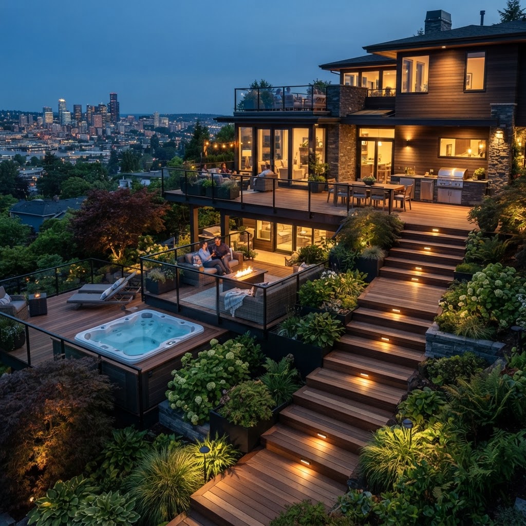 Multi-Level & Hillside Decks