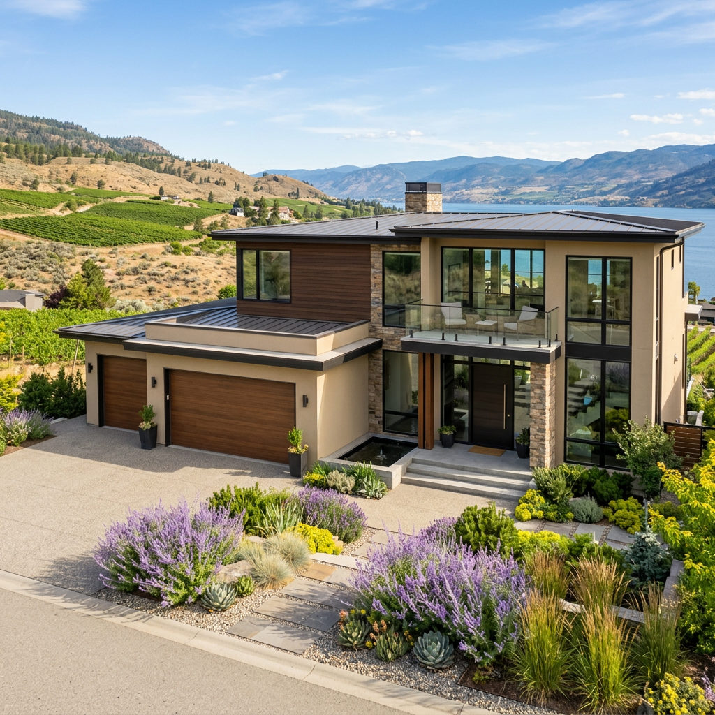 Kelowna home in spring