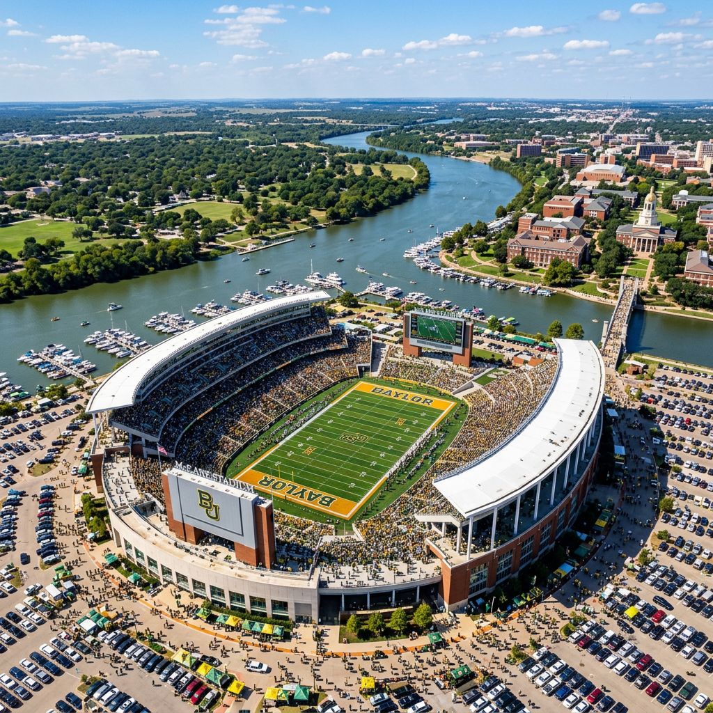 McLane Stadium at Baylor University in Waco, Texas