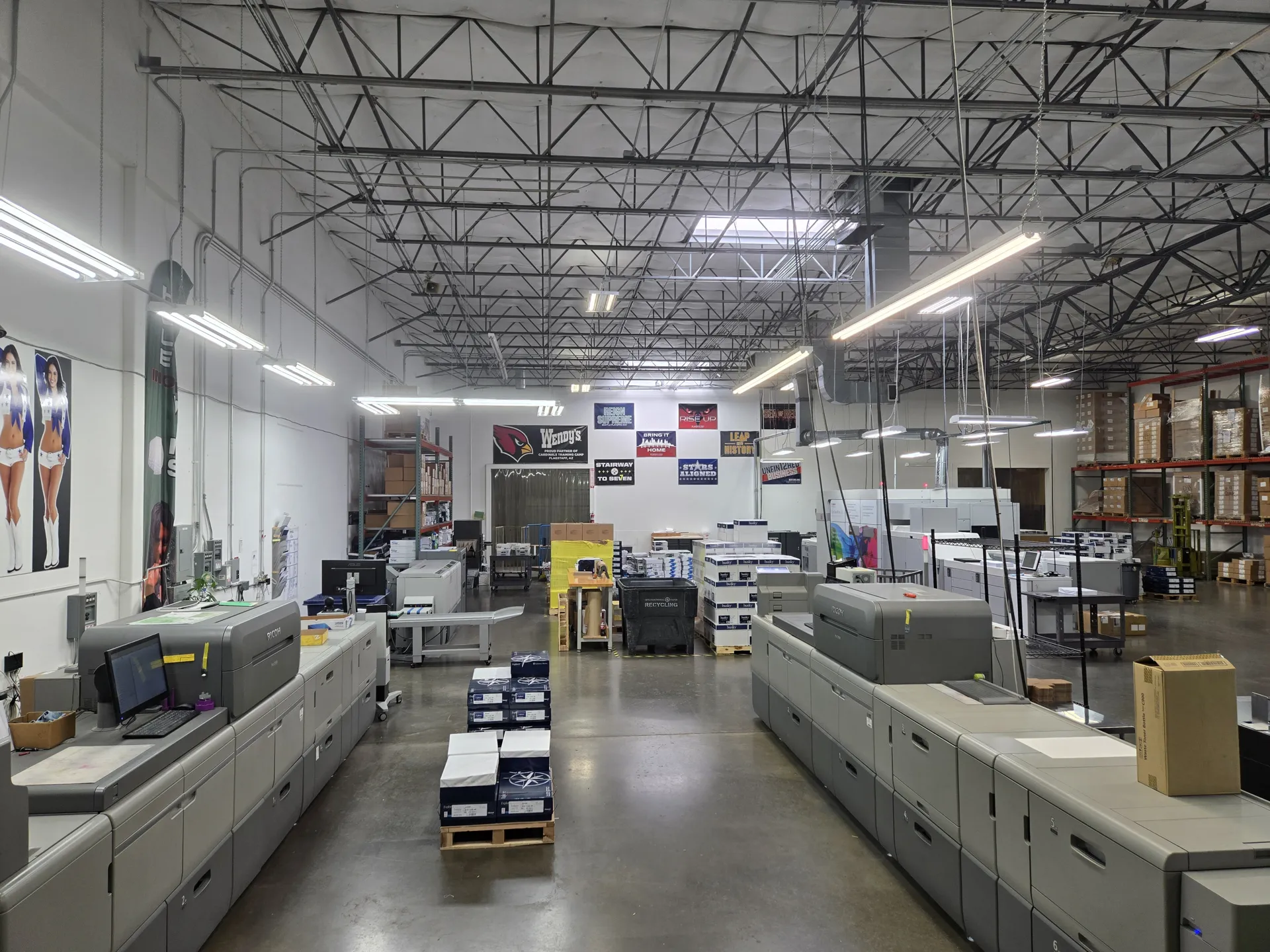 Inside Dimaco's USPS-certified production facility in Carrollton, TX