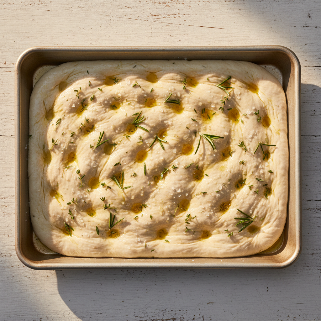 BTS: Making the Focaccia