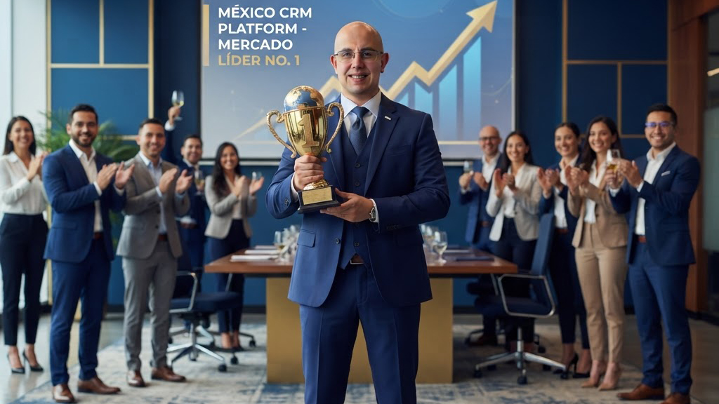 Equipo LEGADO celebrando ser el CRM número 1 en México