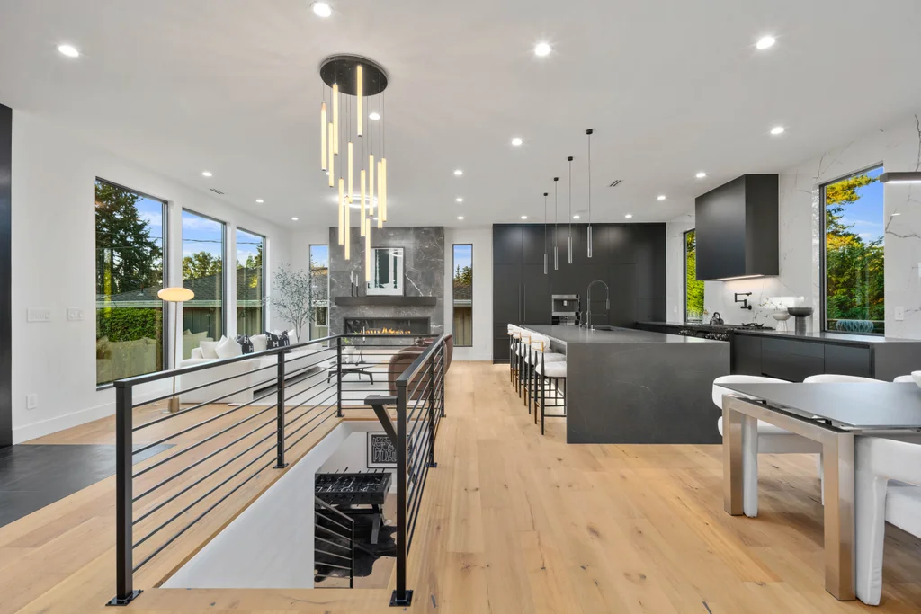 Bellevue luxury home construction project photo 17