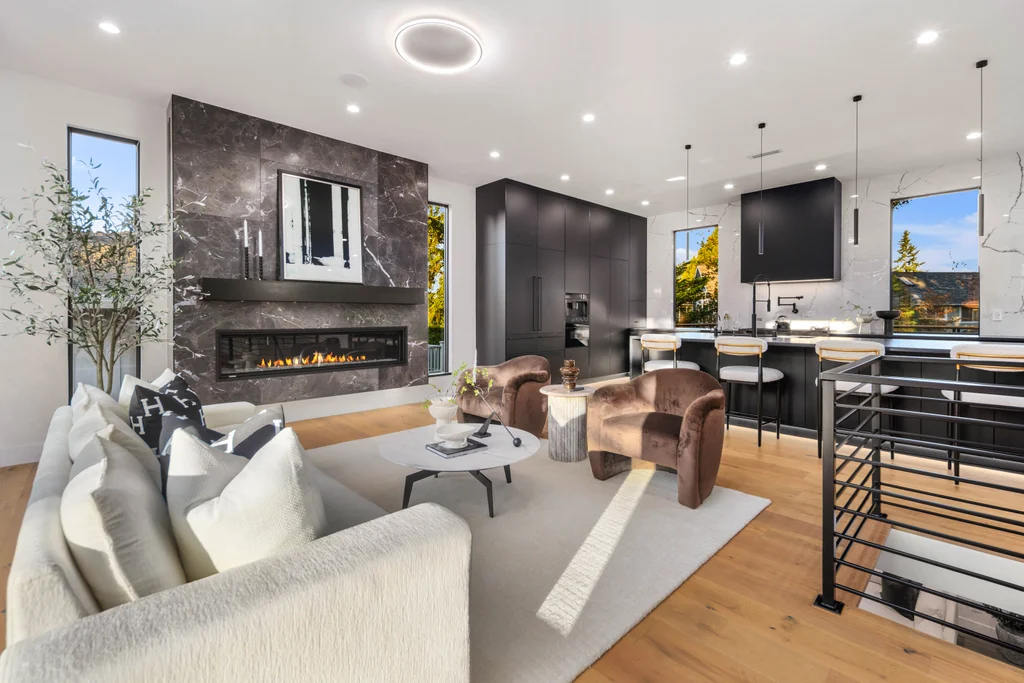 Bellevue luxury home construction project photo 13