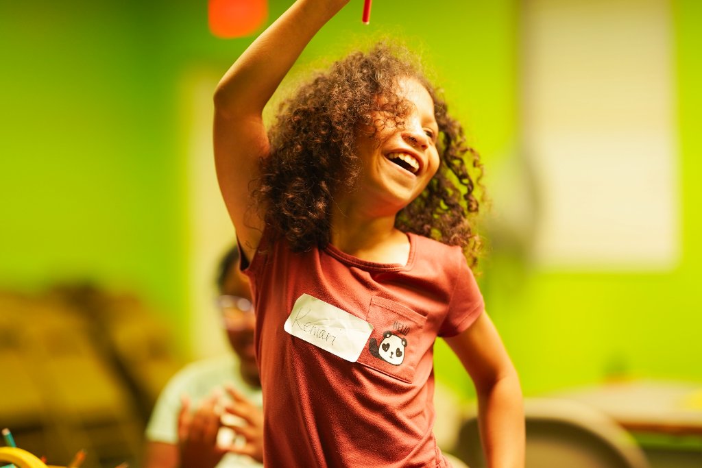 Kids enjoying children's ministry