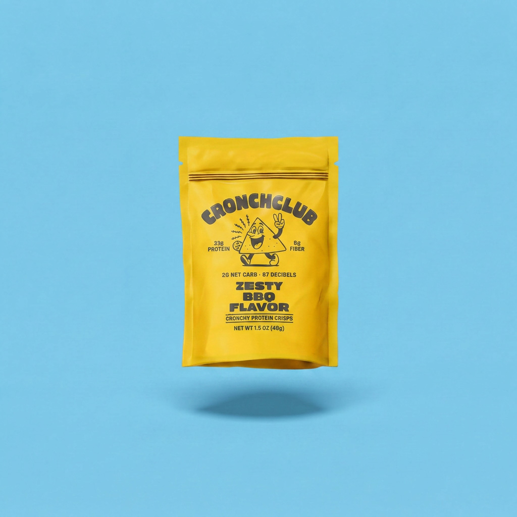CronchClub Protein Chips – Zesty BBQ