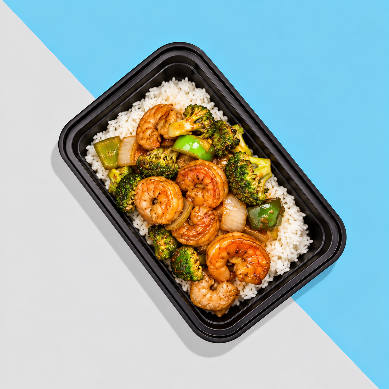 Teriyaki Shrimp & Rice Bowl