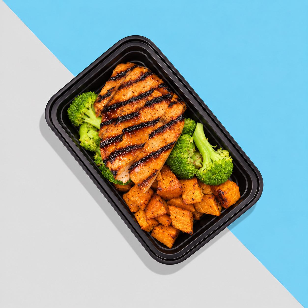 Hot Honey Chicken & Sweet Potato Bowl