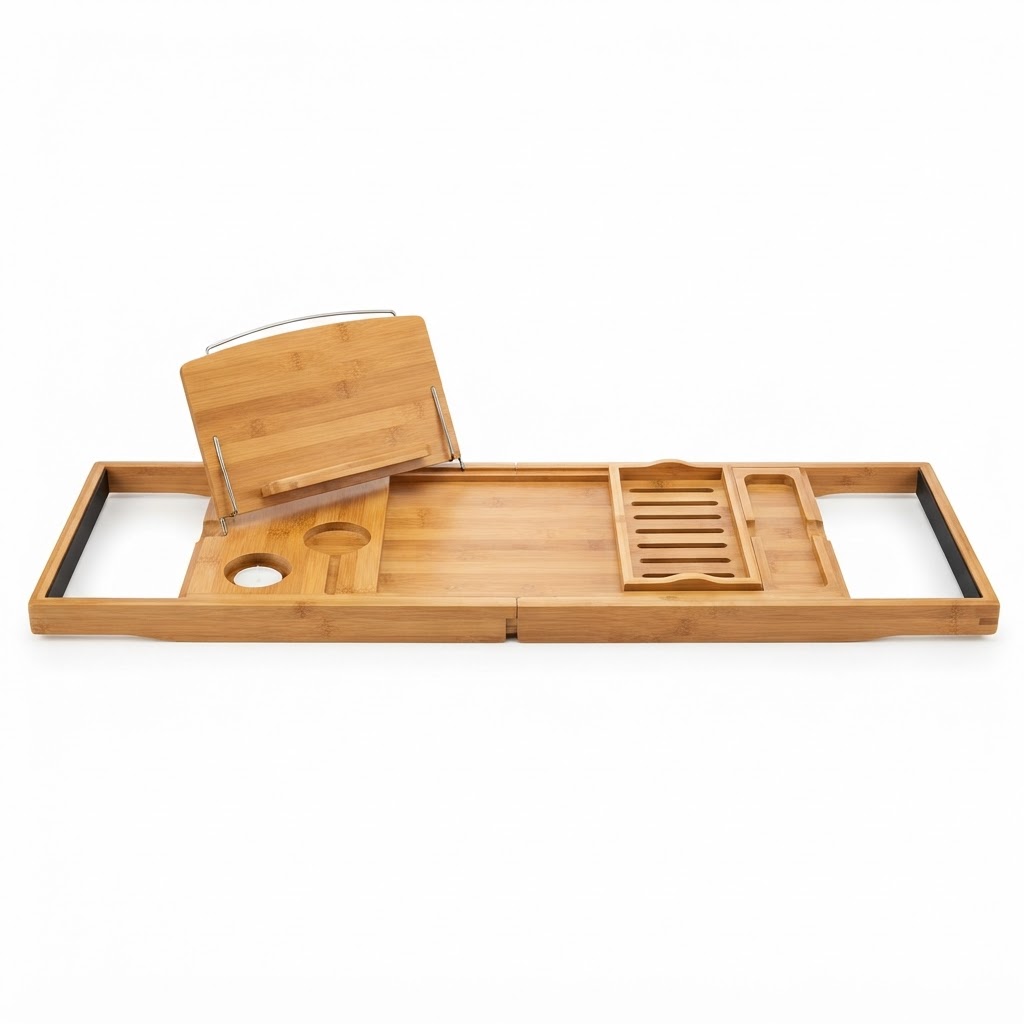 Bamboo Bathtub Caddy Tray