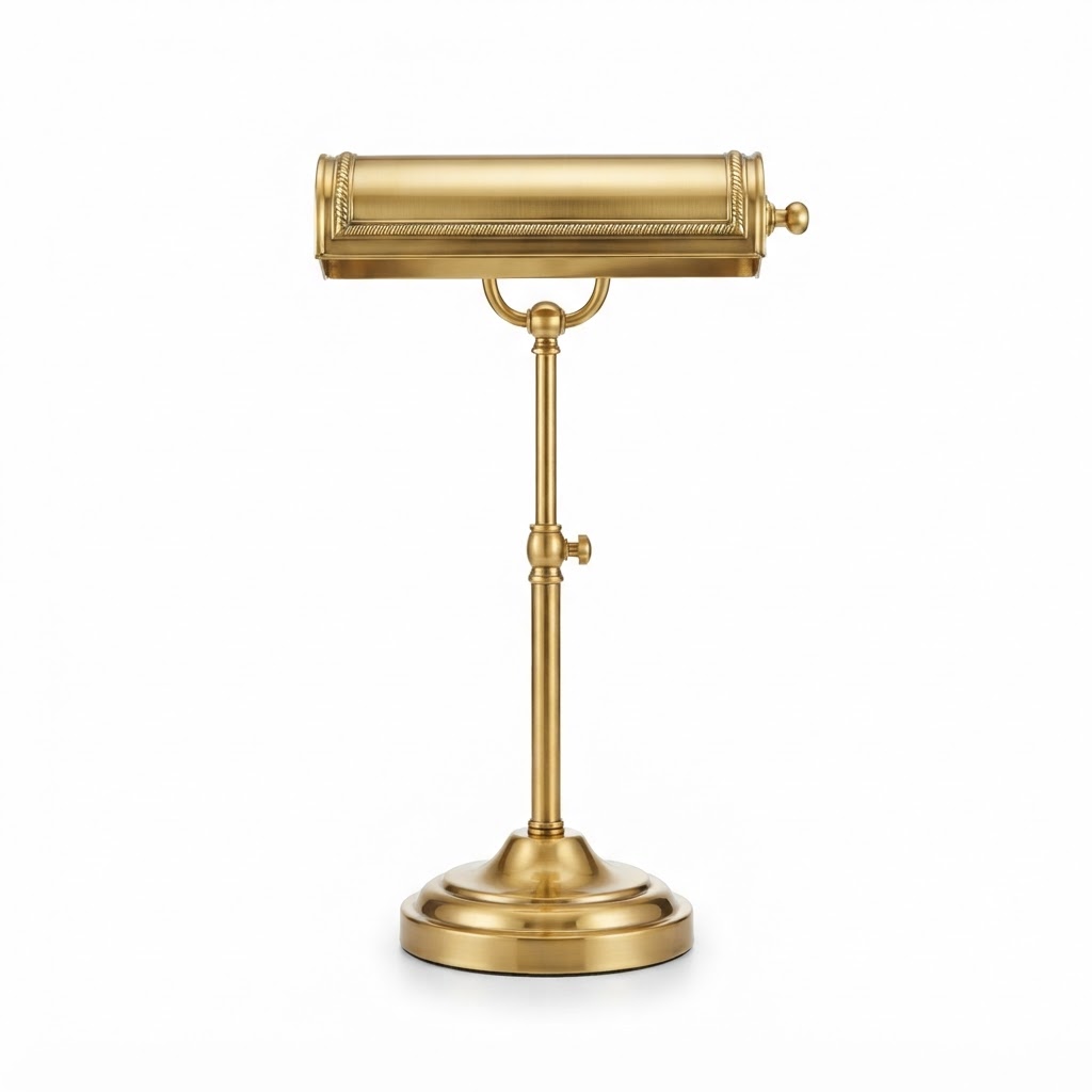 Gold Metal Desk Lamp
