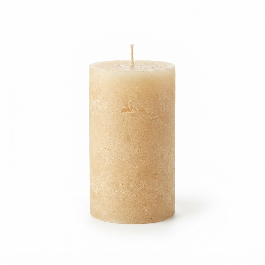 Scented Vanilla Pillar Candles