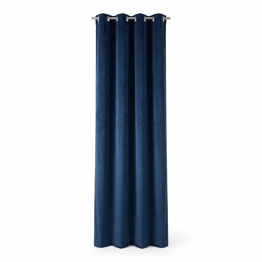 Velvet Navy Curtains